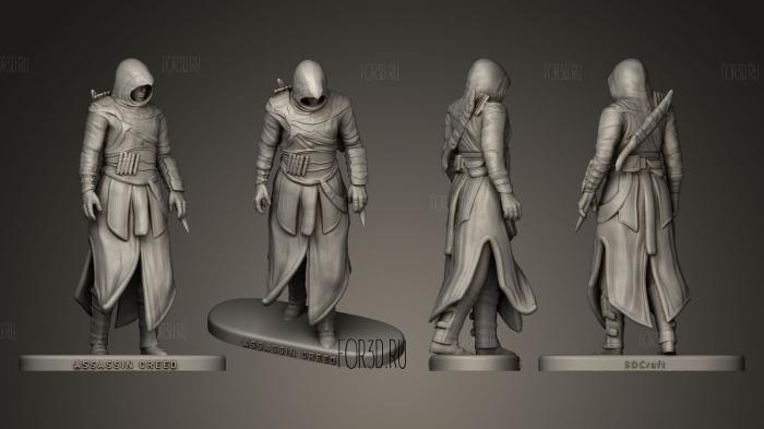Assassin Creed 2 stl model for CNC